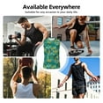 thumbnail image 3 of Yiaed Jungle Leopard Print Men's Singlet Vests Summer Running Muscle Tank Tops Gym Undershirt Round Neck Sleeveless for man, 3 of 5