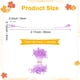 thumbnail image 3 of Uxcell 150-Pack Estambres de Flores para Manualidades, Pistilo Floral Artificial de Perlas Dobles de 5 mm para Hacer DIY [Púrpura Claro], 3 of 6