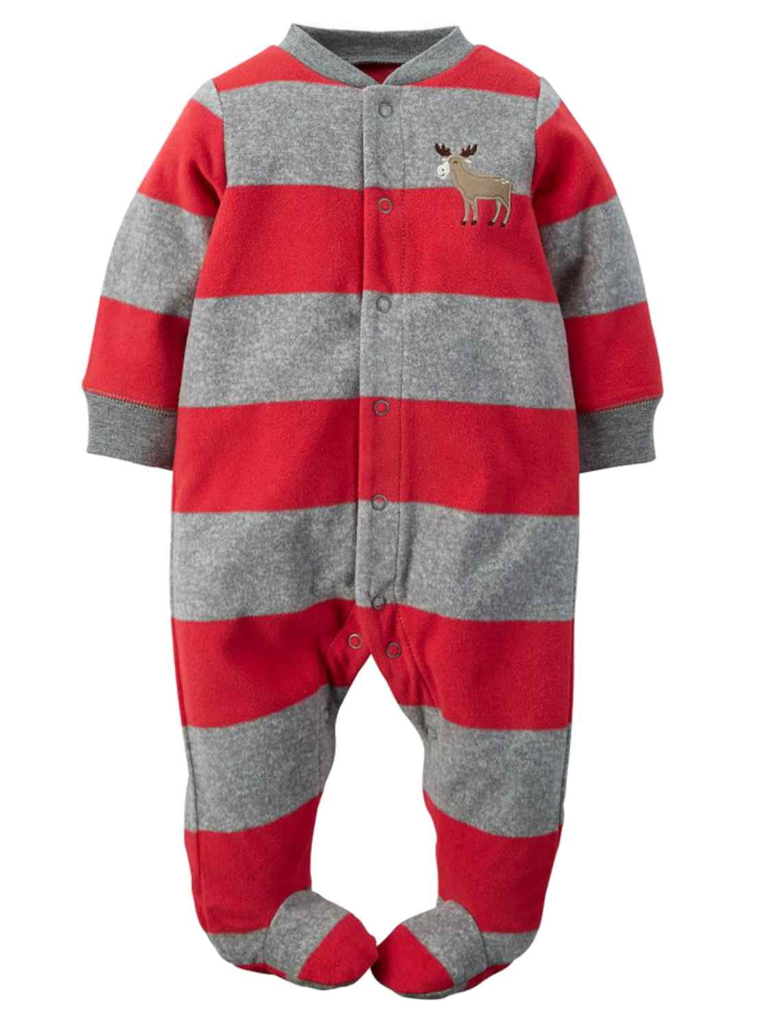 carters moose pajamas