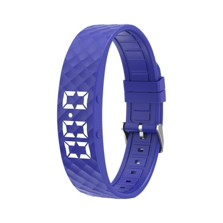 1 Pcs Vibrating Alarm Clock Watch for Heavy Sleepers, Silent Wake Up Bracelet & Smart Wristband, Wrist Alarm with Rechargeable Wristband