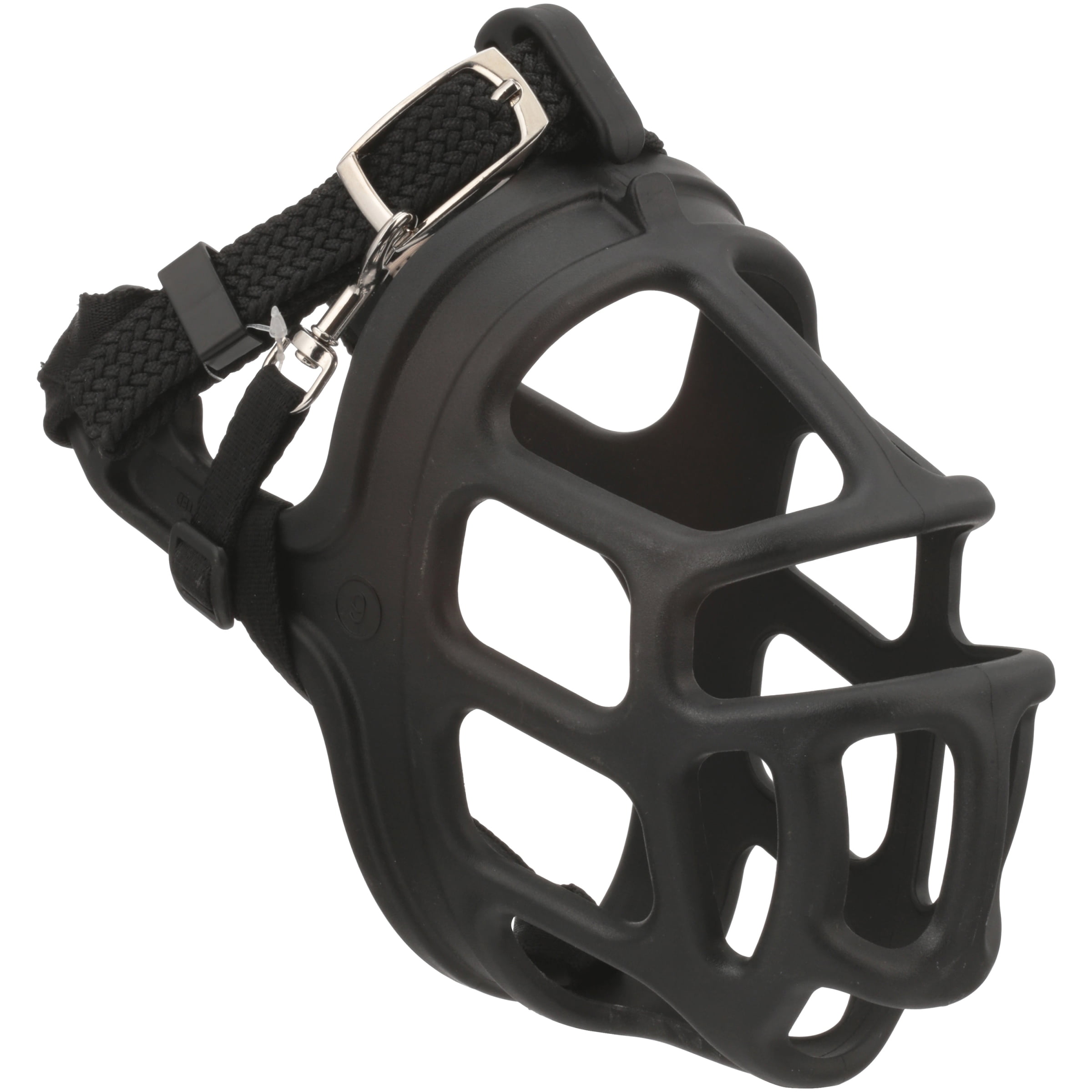 Alpha Plastic, Metal & Nylon Basket Dog Muzzle, Black, XXL - Walmart.com