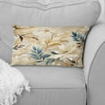 thumbnail image 4 of DESIGN ART Designart "Driftwood Dreams Tropical Pattern III" Tropical Printed Throw Pillow 16 x 16, 4 of 5