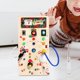 thumbnail image 5 of Tablero de actividad LED con luces, juguete con interruptor, juguetes de habilidades de aprendizaje, juguete sensorial Montessori, tablero de, 5 of 6