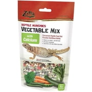 Zilla Reptile Munchies - Vegetable Mix with Calcium [Reptile, Foods Dry] 4 oz