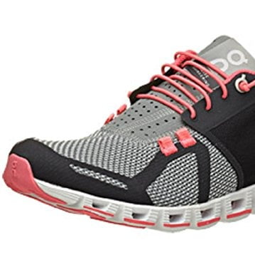 on cloud grey neon pink