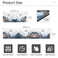 thumbnail image 3 of Yayeee Faucet Mat for Kitchen Sink 14.7" Diatomite Long Splash Guard Pad, Art Mountain and Sun Pattern, 3 of 7