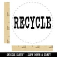 thumbnail image 2 of Recycle Fun Text Rubber Stamp for Scrapbooking Crafting Stamping - Small 3/4 Inch, 2 of 7