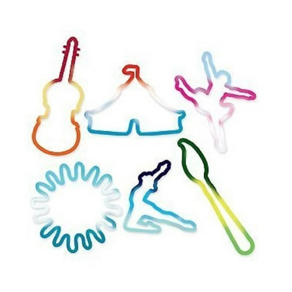 Silly Bandz Silly Bandz Rubber Bracelets Art Fest Shapes Pack