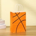 thumbnail image 5 of Pack of 12 Football Paper Bags for Football Party Football Gift Bags for Kids Birthdays and Sports Gatherings Treat Bags, 5 of 8