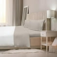 thumbnail image 2 of Eternal Sheet Set, 4-Piece Microfiber Sheets & Pillowcases - Ultra-Soft, Breathable and Wrinkle-Resistant (Linen, Queen), 2 of 16