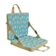 thumbnail image 3 of Cojín de asiento plegable,Cojín de asiento plegable Silla de suelo plegable para camping,Cojín de asiento plegable para exteriores con respaldo,Silla para niños para mochileros Azul verde, 3 of 8