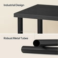 thumbnail image 3 of HOOBRO 18.9 Inches Narrow Side Table, 3-Tier Slim End Table No Tools Needed, Twist-On Assembly, Skinny Nightstand Sofa Storage Shelf for Living Room, Bedroom, Black BK48BZ01, 3 of 11