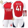 thumbnail image 1 of 2425 Arsenal Jersey 7 Saka 8 Odegaard 9 Jesus 11 Martinelli Home Football Uniform Set, 1 of 1