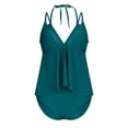 thumbnail image 4 of Fewfanhot Women Swimsuits Tummy Control Flowy Mesh Tops, High Waisted Bottoms 2 Piece Bathing Suits, 4 of 9
