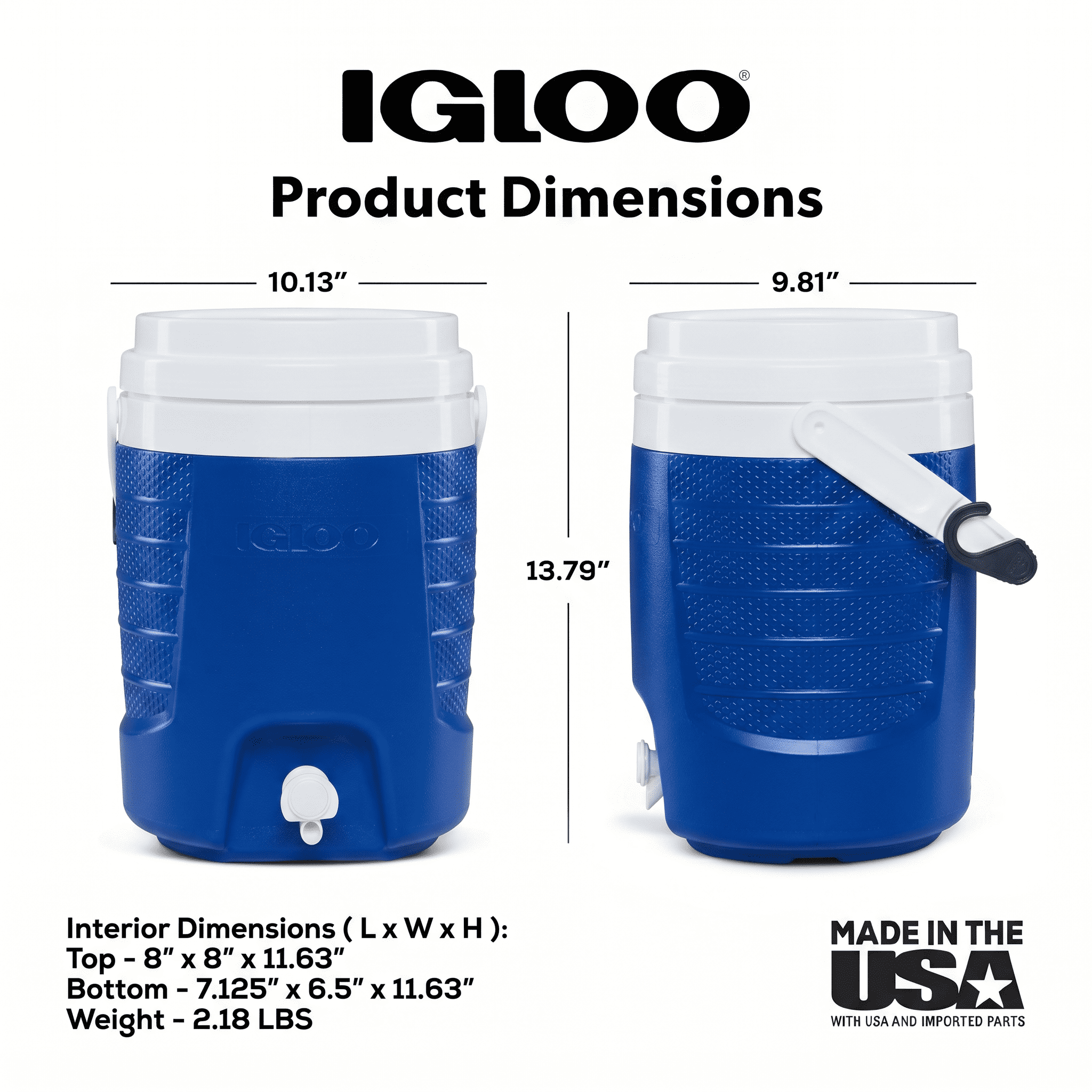 Igloo 2 gal Sports Beverage Dispenser - Insulated - Walmart.com