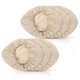thumbnail image 2 of 18 Piezas Cubierta de Canasta de Prueba de Pan de Forma Ovalada Cesta de Fermentación de Masa Fermentada de Masa para Hornear de Ratán Natural Forro de Tela, 2 of 5