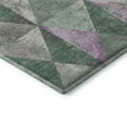 thumbnail image 3 of Addison Rugs Mayfield Premium Machine Washable Transitional Geometric Sage Runner Rug, 2'3" X 7'6" Machine Washable Transitional Geometric Sage Oversized Sherpa Throw Blanket, 3 of 6