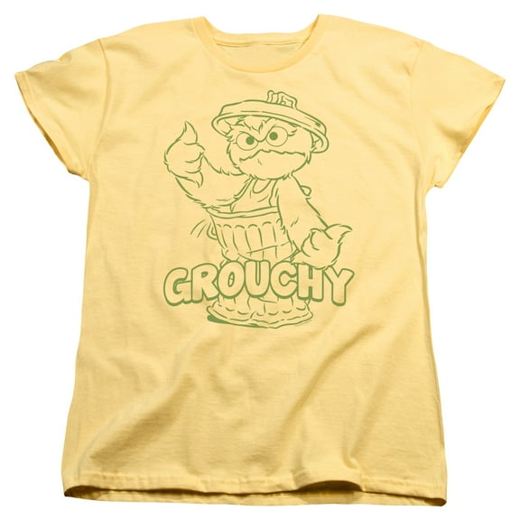 Sesame Street - Grouchy - Women's Short Sleeve Shirt - Large