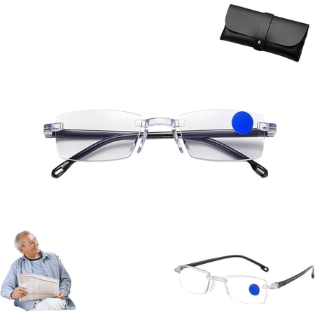 Opticx Self Adjusting Glasses with Auto Focus, Photochromic Blue Light Blocking Lenses for Men and Women