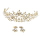 thumbnail image 2 of Conjunto de Pendientes de Tiaras de Nupcial Soledad Decoración para Mujeres Y Niñas, 2 of 9