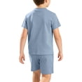 thumbnail image 5 of WRKEKC Kids Summer Outfits Printed Round Neck Short Sleeve T Shirt and Casual Shorts Sport Set for 0-9 Years, 5 of 8