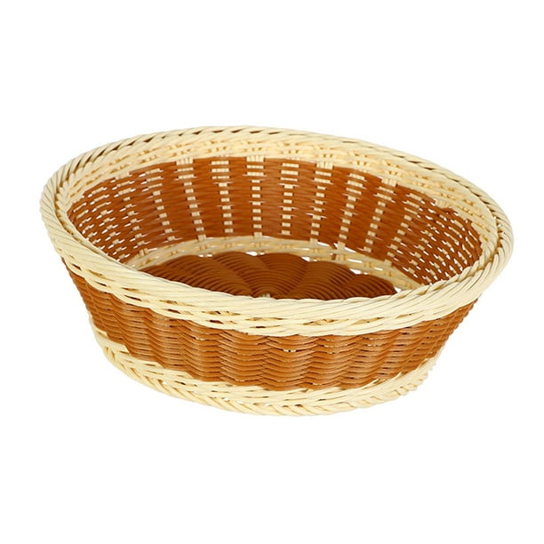 Cesta para servir verduras kusrkot Cesta de pan tejida 30cmx9cm