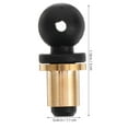 thumbnail image 2 of Masteelf  2 Pcs Wine Toppers Stopper Decorative Stoppers for Bottles Golden, 2 of 8