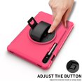 thumbnail image 4 of Dteck Galaxy Tab S7 Tablet 2020 Case, Heavy Duty 360 Rotating Kickstand Rugged Hybrid Shockproof Cover with Hand Strap For Samsung Galaxy Tab S7 11 inch SM-T870 T875, Pink, 4 of 8