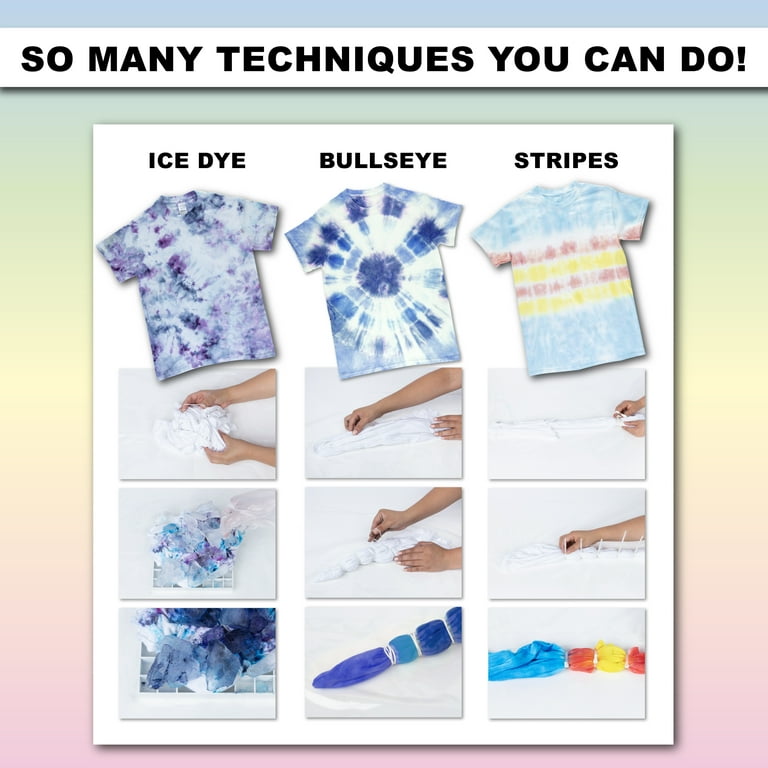 Create Basics Tie Dye 10 Color Kit Pastel, Size: 10 Bottles