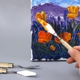 thumbnail image 4 of HESITONE 7pcs Artists Palette Knife Set Painting Mixing Scraper Spatula for Paint Plaster, 4 of 8