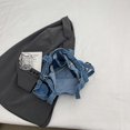 thumbnail image 3 of Bolso Hombro Mezclilla para Mujer Con Pequeño Mano Niñas () Azul, 3 of 9