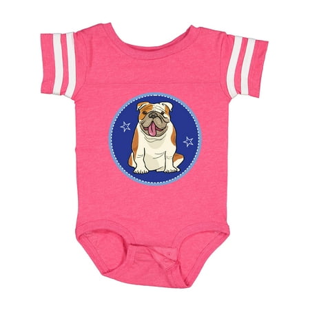 

Inktastic Bulldog Dog Funny Puppy Gift Baby Boy or Baby Girl Bodysuit