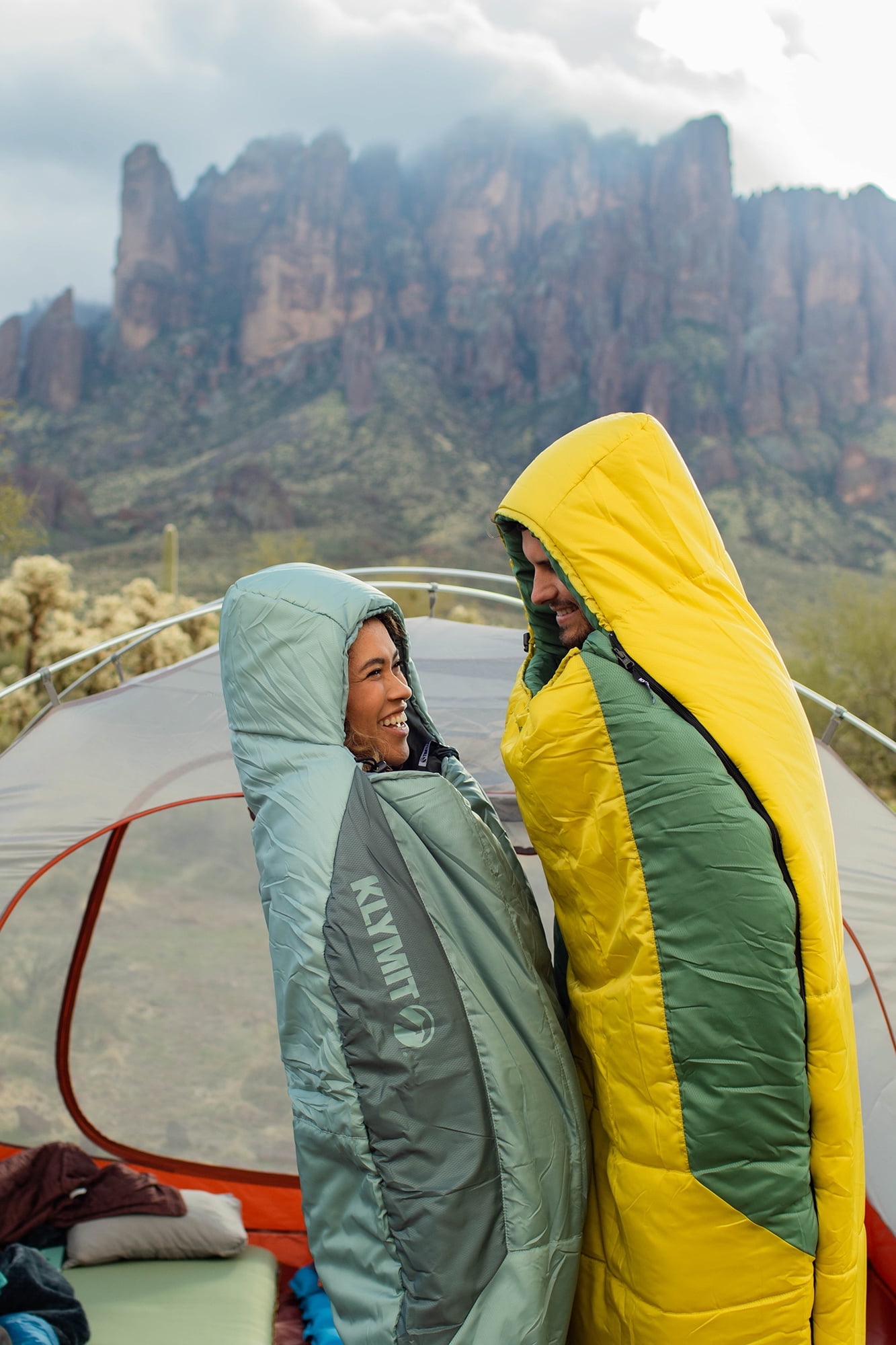 Klymit Wild Aspen 0 Degree Mummy Sleeping Bag, 4-Season Lightweight Water-Repellent Camping & Backpacking Bag, Large