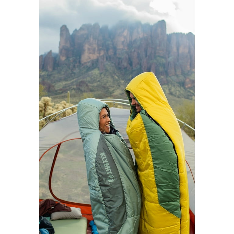 Wild Aspen 0 (Zero) Degree Mummy Sleeping Bag, Yellow - XLarge