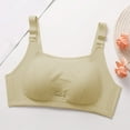 thumbnail image 2 of ManxiVoo Strapless Full Coverage Bra for Women Seamless Support Undergarment Comfort Wear Back Smoothing Everyday Essential M Size Light Yellow, 2 of 6