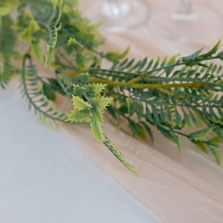 Artificial Boston Fern Table Garland Plant Greenery – eHomemart