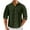 Army Green, variant on Aloohaidyvio George Men's Cotton Dress Shirt Long Sleeve Casual Button Down Shirts Western Work Shirt