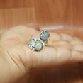 thumbnail image 5 of Natural Blue Fire Moonstone Aquamarine Gemstone 925 Sterling Silver Adjustable Ring Jewelry Gift for Her, 5 of 5