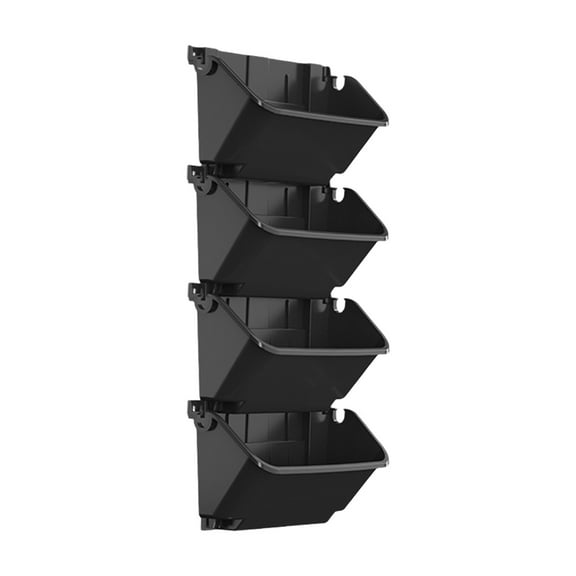 Vertical Garden Wall Planter With Self-Watering Capabilities, Indoor Outdoor Space-Saving Stackable Plant Pots