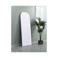 thumbnail image 3 of Elegant Decor Metal Frame Arch Full Length Mirror 28X74 Inch In Silver, 3 of 8