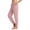 Pink, variant on Inleife Summer Cuffed Pants for Women Linen Solid Color Loose Fit Straight Leg Pants Ruffle Elastic Waist Trousers with Pockets