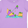 thumbnail image 4 of Inktastic Cute Frogs in a Umbrella with Boots Boys or Girls Toddler T-Shirt, 4 of 5