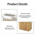 thumbnail image 5 of Honeeladyy Airtight Food Storage Containers with Lids, 2300ML Clear Kitchen and Pantry Organization, Plastic Leak-proof Canisters for Cereal Flour & Sugar, 5 of 5
