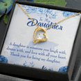 thumbnail image 5 of To My Daughter Thank You For Being My Daughter Forever Necklace w Message Card, 5 of 20