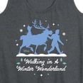 thumbnail image 3 of Disney Frozen 2 - Walking In A Winter Wonderland Christmas - Women's Racerback Tank Top, 3 of 5