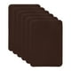 thumbnail image 1 of Uxcell 6Pcs Parches de Reparación de Tela para Sofá Parches de Tela Autoadhesivos 4.13" x 6.1" Marrón Oscuro, 1 of 5