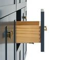 thumbnail image 5 of Ariel Hamlet 61 In. Double Oval Sink Vanity With White Quartz Countertop In Midnight Blue, 5 of 11