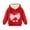Z-Red, variant on CHEEREAM Toddler Litter Girls Winter Sherpa Lined Hoodie Kid's Cute Heart Print Fleece Pullover Hooded Sweatshirt for 2-12 Years