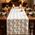 thumbnail image 2 of 72x13Inch Sequined Glitter Tablecloth,Christmas Party Iridescence Shining Table Cloth, Fabric Spark Decor For Birthday Holiday Christmas Party Decoration (White), 2 of 8