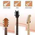 thumbnail image 4 of Soporte de pared para guitarra DOMMI, paquete de 4, con gancho suave giratorio, color nogal, 4 of 7